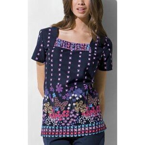 NWT Dickies Women's Sweet Sensations Medical Nurse Scrubs - XL